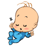 Baby Sleep Emoticons