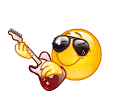 Guitar Man Emoticons