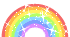 Glitter Rainbow Emoticons