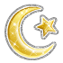 Moon Star Emoticons