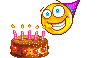 Birthday 18 Emoticons