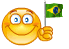 Chubby Brazil Flag Emoticons