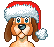Christmas Dog Emoticons