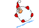 Santa Snowball Emoticons