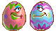 Kissing Eggs 2 Emoticons